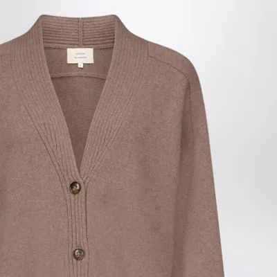 Loulou De Saison Kaia Lds Anthracite Cardigan In Brown