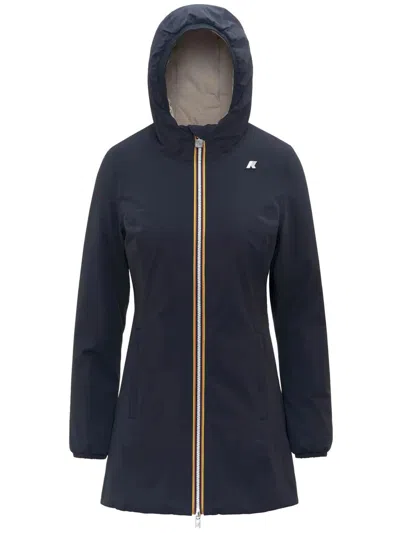 K-way Denise St Warm Double Clothing In Blue