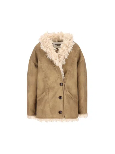 Isabel Marant Étoile Coat Isabel Marant Etoile Woman Color Beige In Brown
