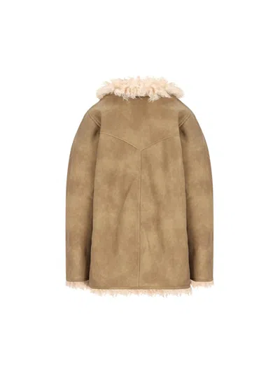 Isabel Marant Étoile Coat Isabel Marant Etoile Woman Color Beige In Brown