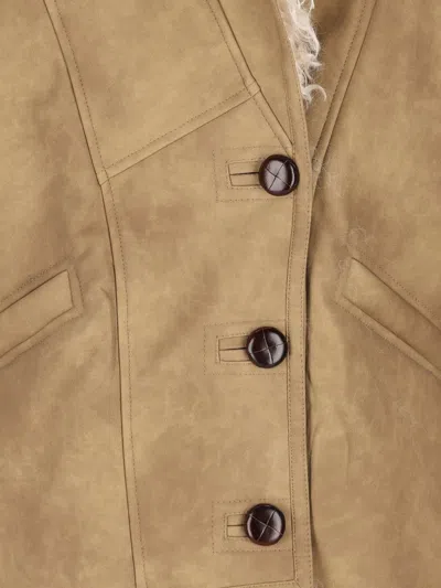 Isabel Marant Étoile Coat Isabel Marant Etoile Woman Color Beige In Brown