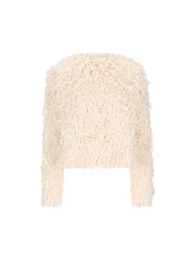 Isabel Marant Fedra Faux-fur Jacket In Neutral