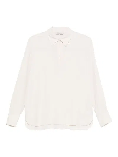 Antonelli Long-sleeved Polo Shirt In White