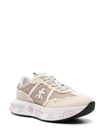 Premiata Cassie 6722 Sneaker In Neutral