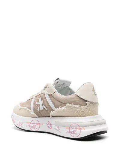 Premiata Cassie 6722 Sneaker In Neutral
