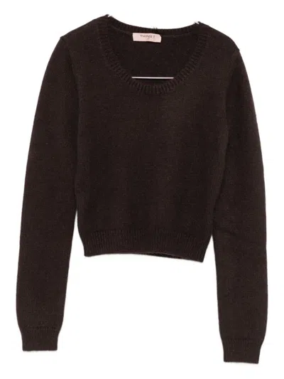 Twinset Sweaters In Black