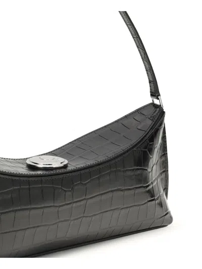 Jacquemus Women Ovalo Shoulder Bag In Black