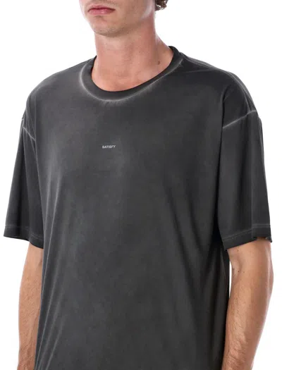 Satisfy Auralite Logo-print T-shirt In Gray