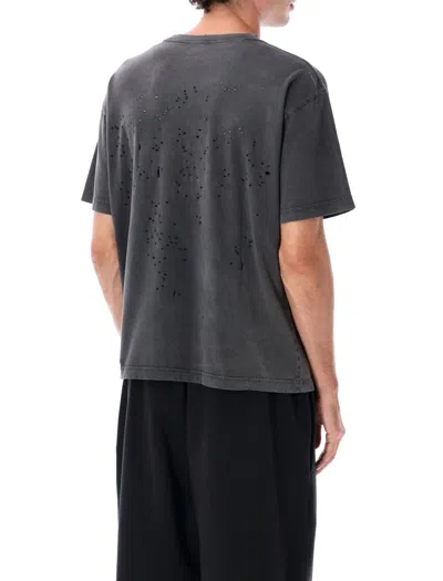 Satisfy Moth Tech Logo Tee Tee In Gray