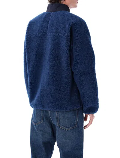 Patagonia Retro-x Jacket With Zip Chest Pocket In Blue