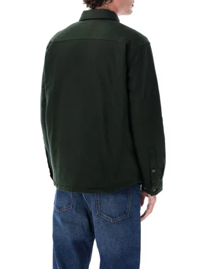 Patagonia Flannel Shirt With Collared Design And Pockets In Green