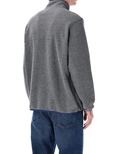 Patagonia Grey High Neck Logo Sweatshirt In Gray