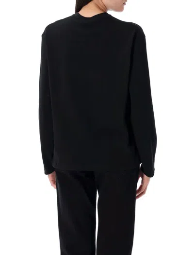 Polo Ralph Lauren Long Sleeve Stretch Woven Julianna Pullover In Black
