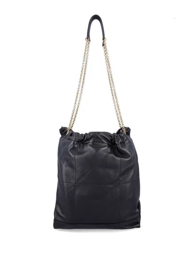 Saint Laurent Jamie 4.3 Pochon Ysl Shoulder Bag In Quilted Leather In Black