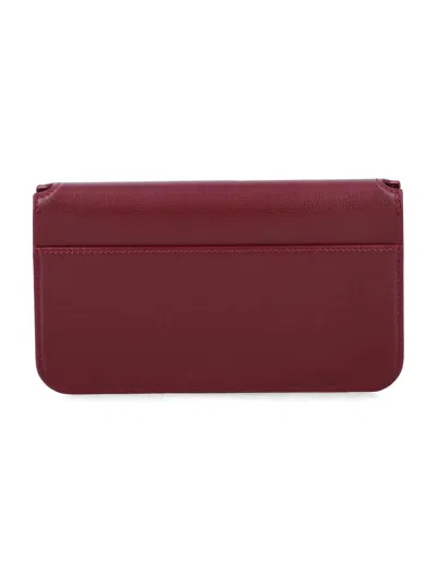 Saint Laurent Phone Holder Mo In Red