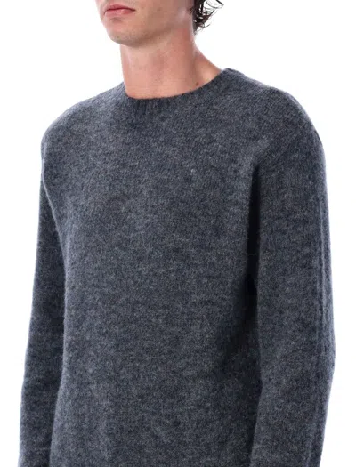 Apc A. P.c. Pull Lucas Sweater Pic Bleu Acier Chine In Gray