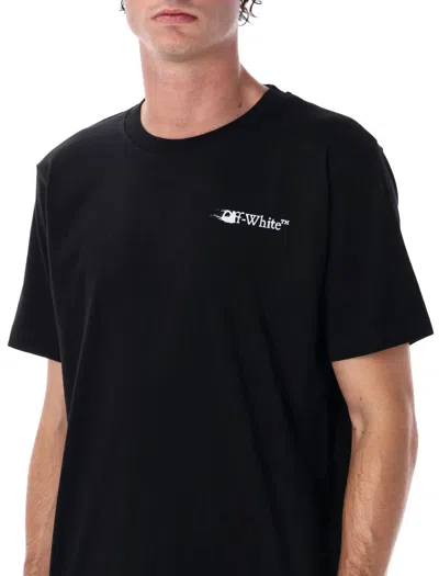 Off-white Arrow Print Crewneck Short Sleeve T-shirt In Black