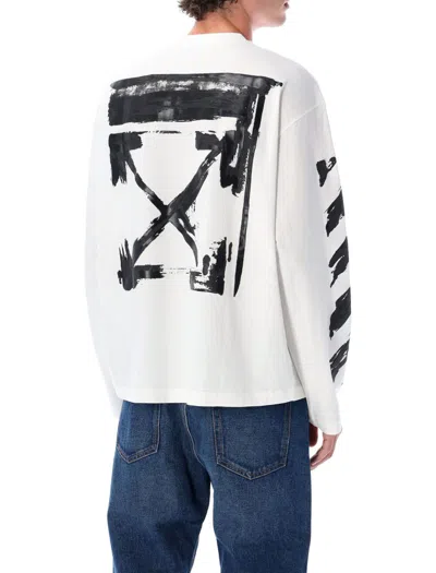 Off-white Long-sleeved T-shirt In White