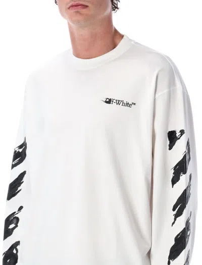 Off-white Long-sleeved T-shirt In White