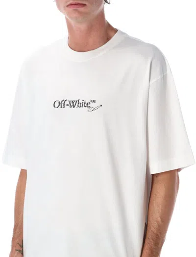 Off-white Scribble Arrow Skate T-shirt In White