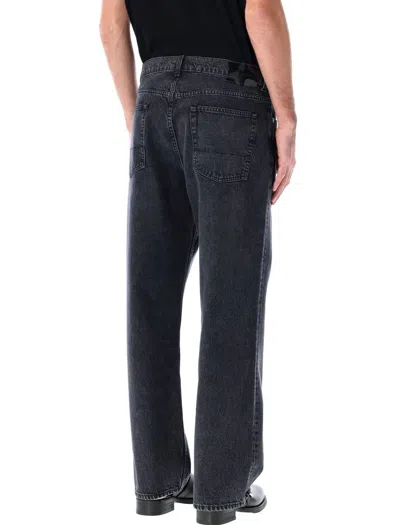 Our Legacy Straight Leg Five-pocket Trousers With Belt Loops In Multi