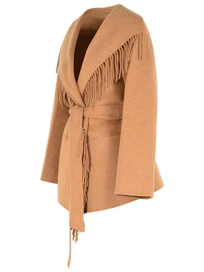Simkhai 'rowen' Camel Wool Blend Coat In Neutral