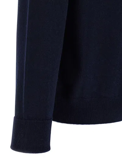 Ballantyne Argyle Pattern Sweater Sweaters And Cardigans Blue In Gray