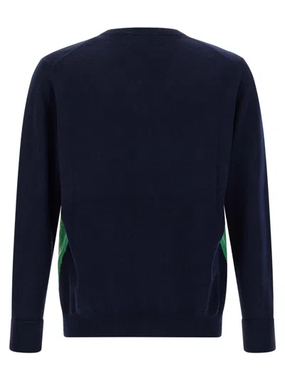 Ballantyne Argyle Pattern Sweater Sweaters And Cardigans Blue