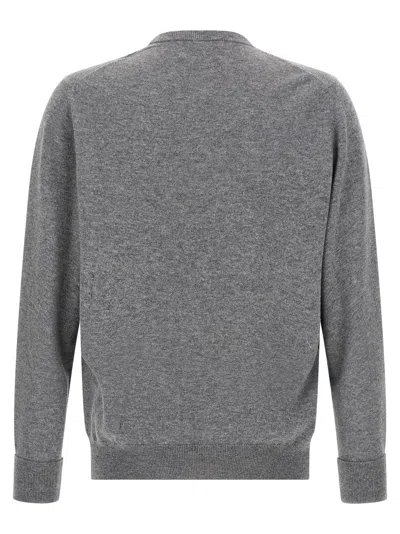 Ballantyne Argyle Pattern Sweater Sweaters And Cardigans Gray