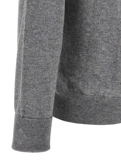 Ballantyne Argyle Pattern Sweater Sweaters And Cardigans Gray