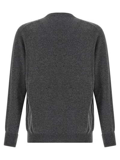 Ballantyne V-neck Sweater Sweaters And Cardigans Gray In Gray