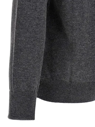 Ballantyne V-neck Sweater Sweaters And Cardigans Gray In Gray