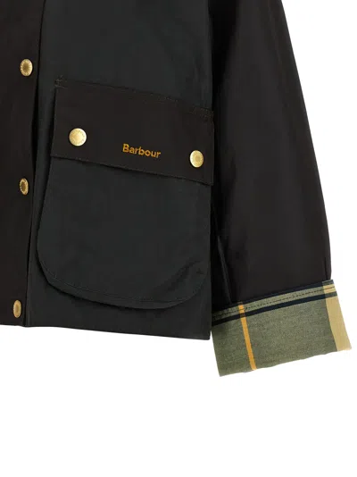 Barbour Reighton Waxed Cotton Jacket In Multi