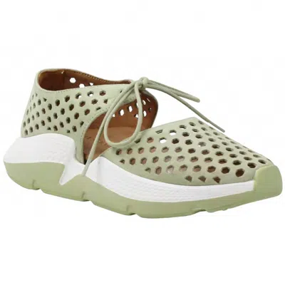 L'amour Des Pieds Women's Himar Kid Suede Sneaker In Sage In Green