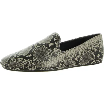 Vince Paz Womens Padded Insole Slip On Smoking Loafers In Green