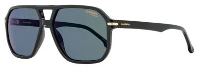 Carrera Men's Polarized Navigator Sunglasses 302/s 2m2q3 Black/gold 59mm In Blue