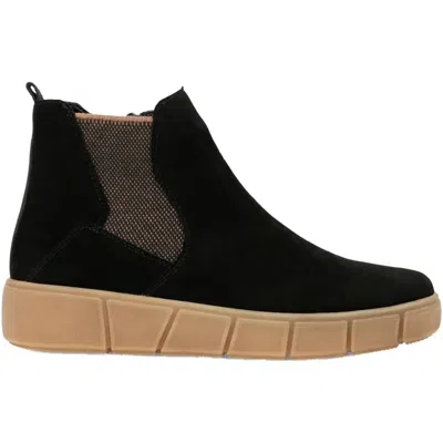 Remonte Women's Leather Boots In Schwarz/schwarz/braun In Multi