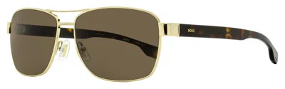 Hugo Boss Metal-frame Rectangle Sunglasses In Multi