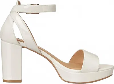 Cl By Laundry Women's Go On Heeled Sandal In Patent White In Multi