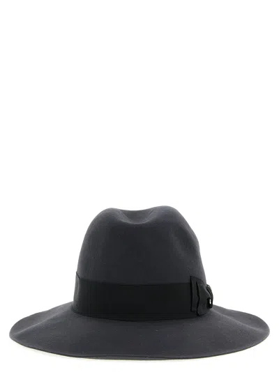 Borsalino 'q.s. Folar Liscio' Hat In Gray