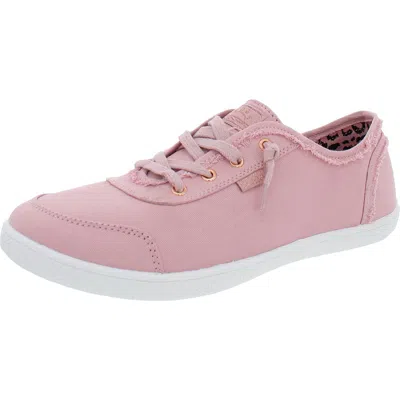 Bobs From Skechers Bobs B Cute Womens Canvas Memory Foam Slip-on Sneakers In Multi