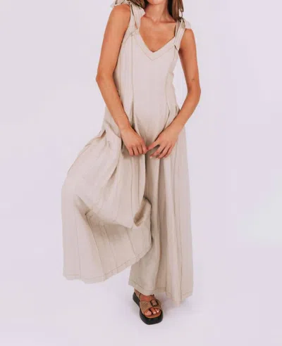 Illa Illa Sandy Romper In Beige In Neutral