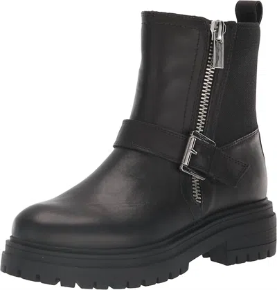 Blondo Women's Gatwick Fashion Boot In Black Leather In Black