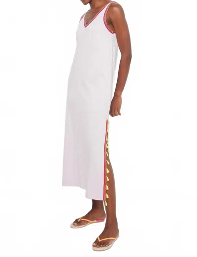 Lisa Todd Tassel Toss Maxi Dress In Lilac In Blue