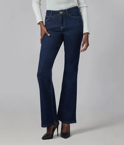 Lola Denim Billie-drb High Rise Bootcut Jeans In Blue