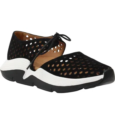 L'amour Des Pieds Women's Himar Kid Suede Sneaker In Black In Multi