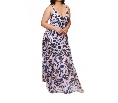 Hutch Plus Size Arden Long Dress In Multi