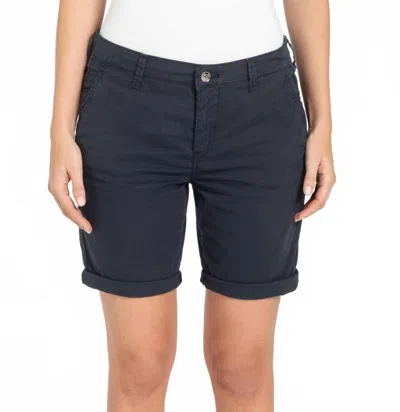 Mac Jeans Chino Shorts In Dark Blue Ppt In Multi