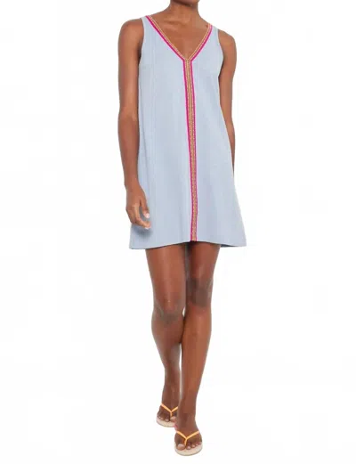 Lisa Todd In A Tizzy Tunic Dress In Denim In Blue