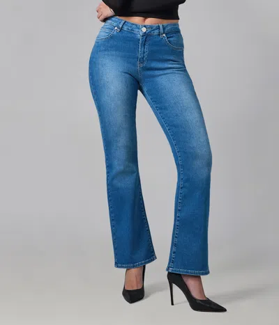 Lola Denim Billie-mdl High Rise Bootcut Jeans In Blue